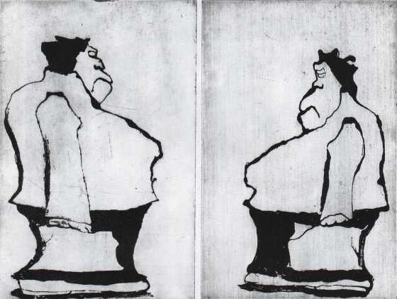 DEUTSCH-DEUTSCHE BEGEGNUNG IN DER FUSSG�NGERZONE