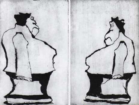 DEUTSCH-DEUTSCHE BEGEGNUNG IN DER FUSSG�NGERZONE